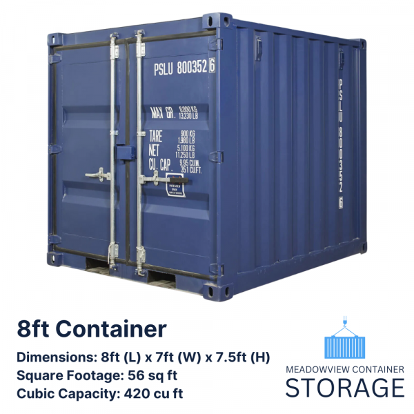 8ft Storage Container